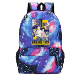 Women School Backpack Banana Fish Bagpack Female Anti Theft Rucksack