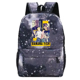 Women School Backpack Banana Fish Bagpack Female Anti Theft Rucksack
