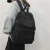 Women School Backpack Nylon Bagpack Female Anti Theft Rucksack