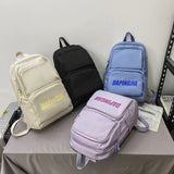 Women School Backpack Nylon Bagpack Female Anti Theft Rucksack