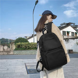 Women School Backpack Nylon Bagpack Female Anti Theft Rucksack