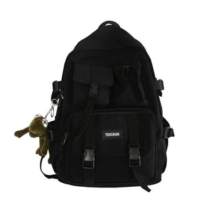 Nylon Anti Theft School Backpack Rucksack Travel Mochila