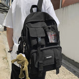 Nylon Anti Theft School Backpack Rucksack Travel Mochila