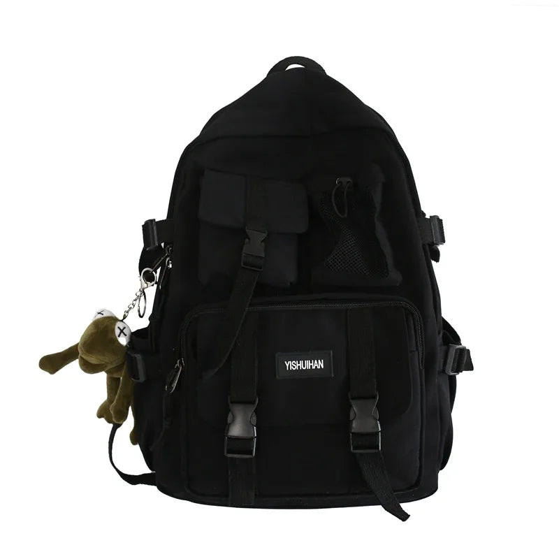 Nylon Anti Theft School Backpack Rucksack Travel Mochila