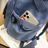 Nylon Anti Theft School Backpack Rucksack Travel Mochila