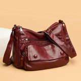 Leather Shoulder Bag Women's Crossbody Handbag