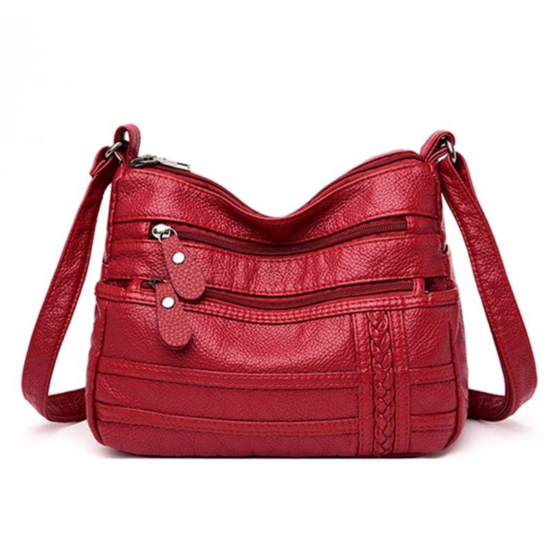 Leather Women Shoulder Bag Crossbody Handbag for Ladies