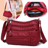 Leather Women Shoulder Bag Crossbody Handbag for Ladies