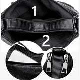 Leather Shoulder Bag for Women Crossbody Handbag