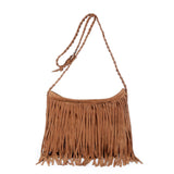 Women Shoulder Crossbody Bag Tassel for Phone Money Keys