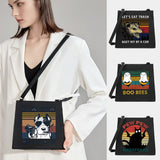Women Shoulder Crossbody Small Square Bags Pew Series Pattern Commute Tote Bag