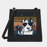 Women Shoulder Crossbody Small Square Bags Pew Series Pattern Commute Tote Bag