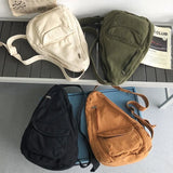 Canvas Crossbody Messenger Bag Women Shoulder Chest Bag