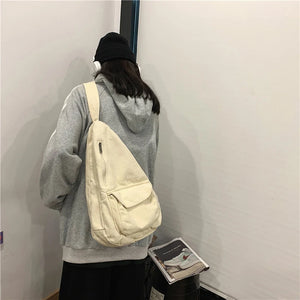 Canvas Crossbody Shoulder Bag for Women, Stylish Medium Size Messenger Purse