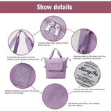 Women Shoulder Travel Bag Luggage Gym Yoga Sport Large Capacity Duffle Tote