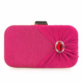 Silk Clutch Bags Striped Bling Purse Wedding Dinner Mini Banquet With Chain