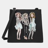 Women Square Bags Shoulder Crossbody Casual Series Pattern Commute Tote