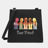 Women Square Bags Shoulder Crossbody Casual Series Pattern Commute Tote