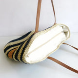 Women Straw Shoulder Bag Classic Beach Vacation Large Handbag Tote Bag