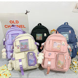 Women Travel Backpack Multi-Pocket College Waterproof School Bags