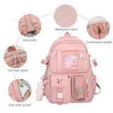 Women Travel Backpack Multi-Pocket College Waterproof School Bags