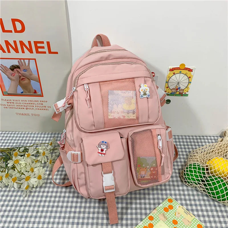 Women Travel Backpack Multi-Pocket College Waterproof School Bags