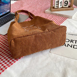 Vintage Shoulder Bag with Outside Pocket