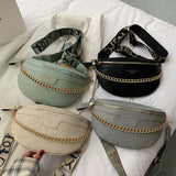 Women Waist Bag Chest Bag Travel Phone Bags Crossbody Bags Chain Shoulder Purses