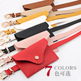 Leather Waist Belt Bag for Women, Girl Fanny Pack