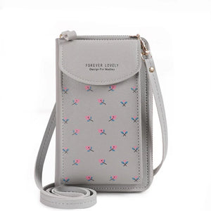 Women Wallet Small Shoulder Bag Multi-Function Letter Phone Money Wallets