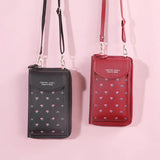 Women Wallet Small Shoulder Bag Multi-Function Letter Phone Money Wallets