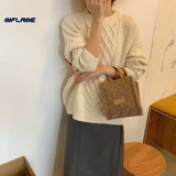 Lamb Wool Winter Shoulder Bag Soft Autumn Cross-body Beige Khaki Girls