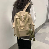 Harajuku School Backpack for Women Girls Laptop Bag