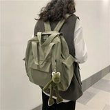 Harajuku School Backpack for Women Girls Laptop Bag