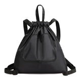 Women Nylon Folding Backpack Drawstring Bag Travel Backpack