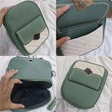 Women's PU Leather Backpack Schoolbag Girls Shoulder Bag