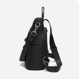 Women's PU Leather Travel Backpacks Double Shoulder Bags Girls Boys Bagspack