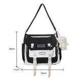 Women's Large Capacity Backpack Messenger Style