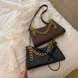 Crocodile Pattern PU Leather Women's Chain Shoulder Bag
