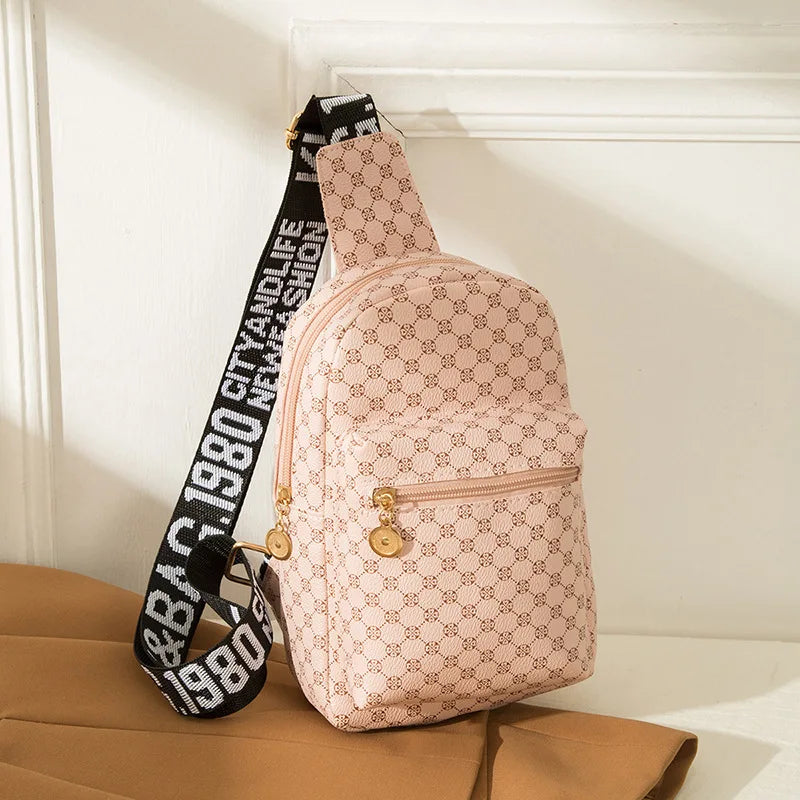 Women's Printed Chest Bag Set Cross-body Bag