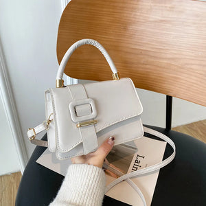 Women's Sweet Shoulder Bag Small Square Textured Handbag