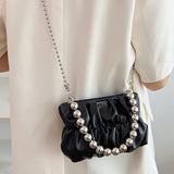 High Net Red Messenger Shoulder Bag Pleated Handbag