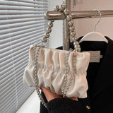 High Net Red Messenger Shoulder Bag Pleated Handbag