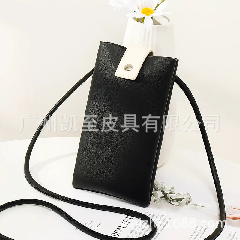 Small Green PU Leather Crossbody Bag