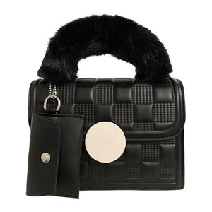 Women's Crossbody Bags Casual Travel Handbags Totes With Plush Handle