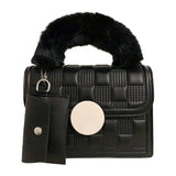 Women's Crossbody Bags Casual Travel Handbags Totes With Plush Handle