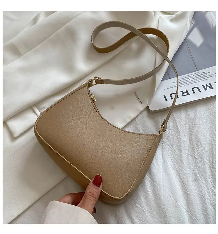 Vintage PU Leather Shoulder Bags for Women