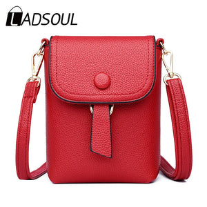 Women's PU Leather Phone Bag Shoulder Messenger Bag
