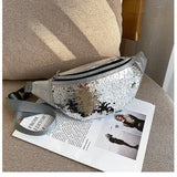 Women's Rock and Roll Flashing Lattice Waist Pack