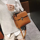 Women's Retro Shoulder Bags Solid Crossbody Bags